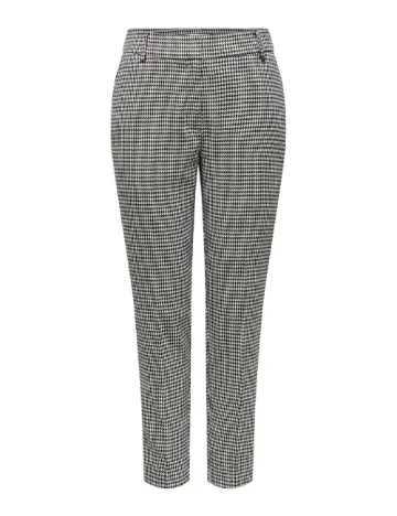 Pantaloni Only, negru/crem Negru