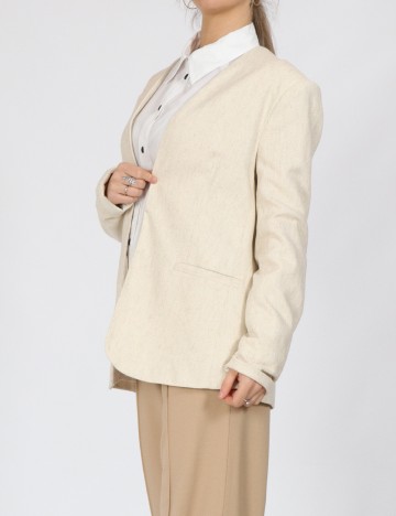 Blazer Vero Moda, ecru