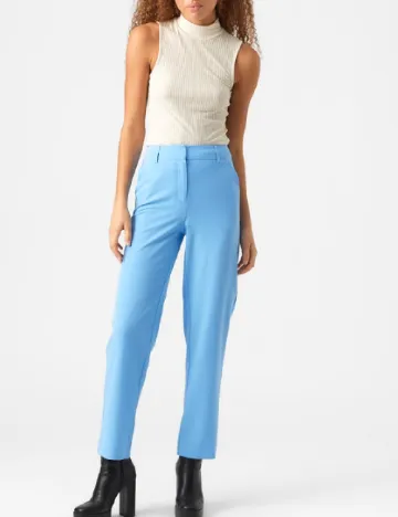 Pantaloni Vero Moda, albastru Albastru