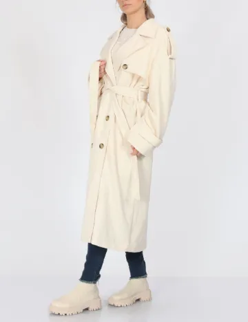 Trench Vero Moda, crem Crem