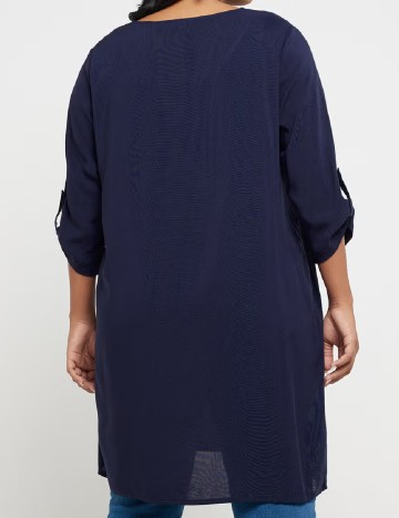 Bluza Only Carmakoma, bleumarin