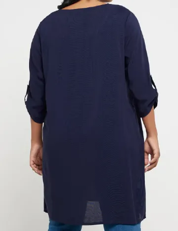 Bluza Only Carmakoma, bleumarin Albastru