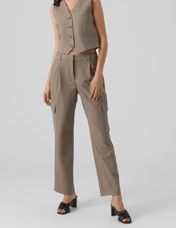 Pantaloni Vero Moda, maro Maro