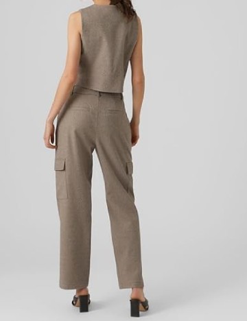 Pantaloni Vero Moda, maro