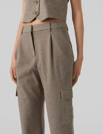 Pantaloni Vero Moda, maro Maro