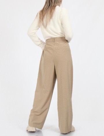 Pantaloni Vero Moda, maro deschis