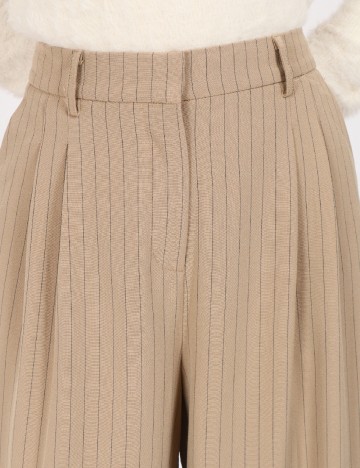 Pantaloni Vero Moda, maro deschis