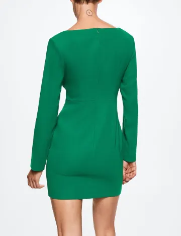 Rochie scurta Mango, verde Verde