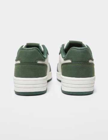 Adidasi Mango Kids, alb/verde