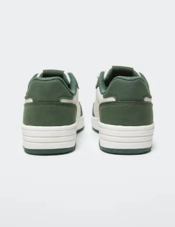 Adidasi Mango Kids, alb/verde Verde