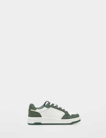 Adidasi Mango Kids, alb/verde