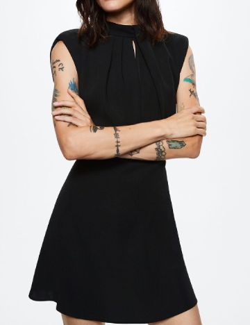 Rochie scurta Mango, negru