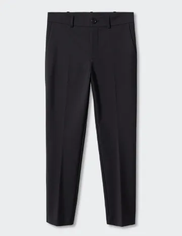 Pantaloni Mango, negru Negru