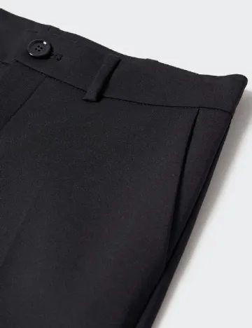 Pantaloni Mango, negru Negru