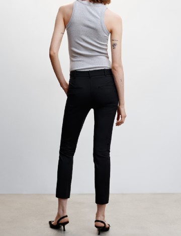 Pantaloni Mango, negru