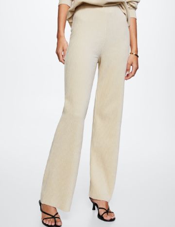 Pantaloni Mango, bej