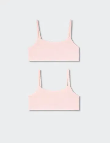 Set bustiere Mango Kids, roz Roz