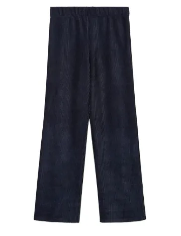 Pantaloni Mango, bleumarin Albastru