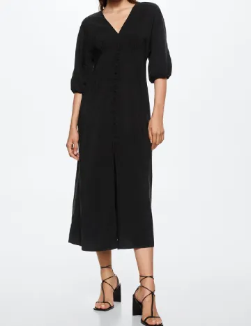 Rochie medie Mango, negru Negru