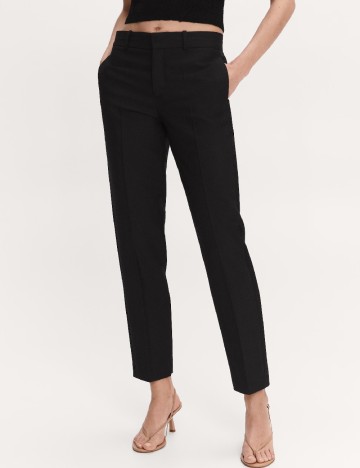 Pantaloni Mango, negru