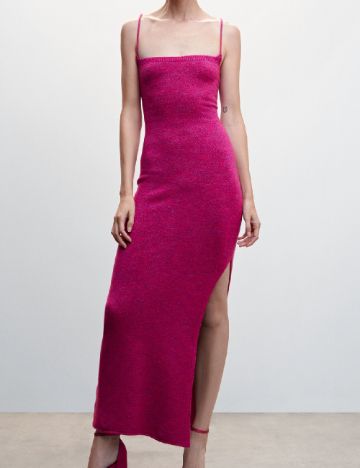 Rochie lunga Mango, magenta