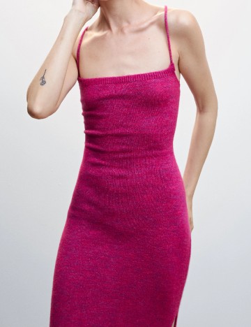 Rochie lunga Mango, magenta