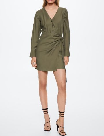 Rochie scurta Mango, verde