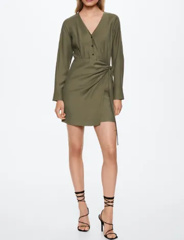 Rochie scurta Mango, verde Verde