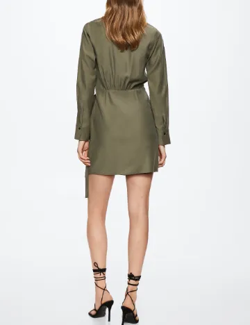 Rochie scurta Mango, verde Verde