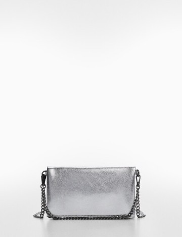 Geanta Mango, argintiu