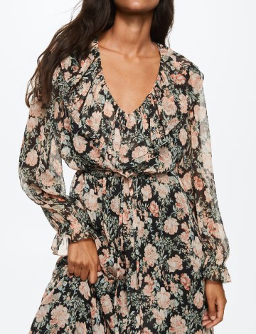 Rochie medie Mango, floral