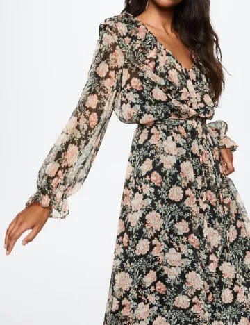 Rochie medie Mango, floral Floral print