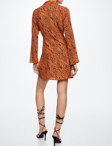 Rochie scurta Mango, animal print