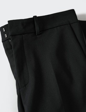 Pantaloni Mango, negru