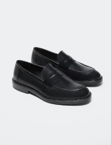 Mocasini Mango, negru Negru