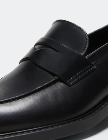 Mocasini Mango, negru Negru