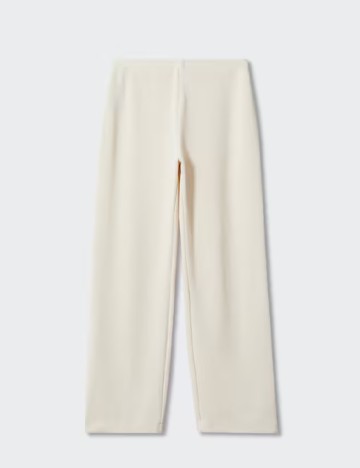 Pantaloni Mango, crem