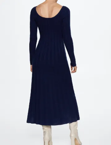 Rochie medie Mango, bleumarin Albastru