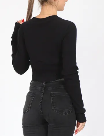 Top Vero Moda, negru Negru