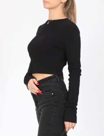 Top Vero Moda, negru Negru