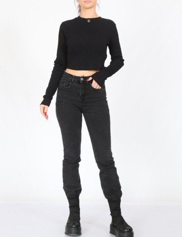 Top Vero Moda, negru