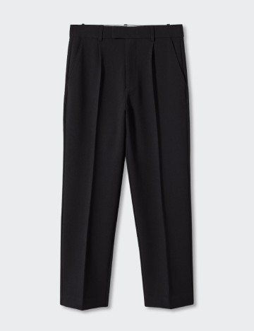 Pantaloni Mango, negru