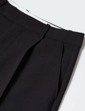 Pantaloni Mango, negru Negru