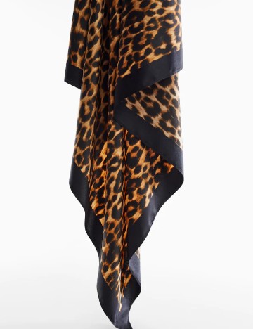 Esarfa Mango, animal print