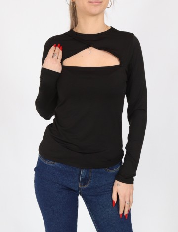 Bluza Pieces, negru