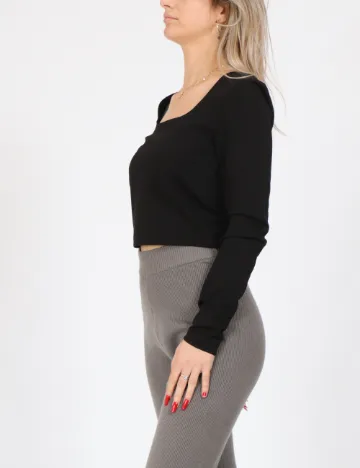 Top Vero Moda, negru Negru