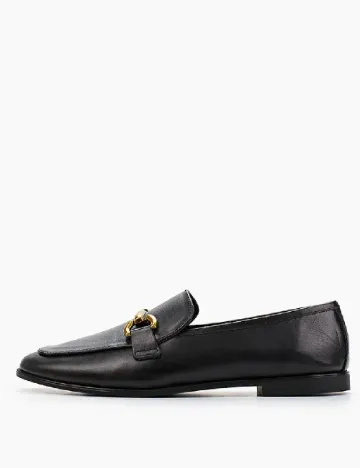 Mocasini Mango, negru Negru