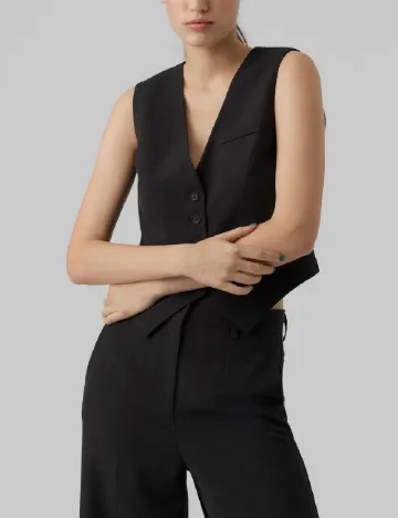 Vesta Vero Moda, verde Negru