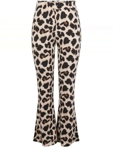 Pantaloni Pieces Plus Size, animal print Animal print