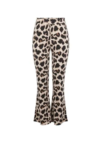 Pantaloni Pieces Plus Size, animal print Animal print